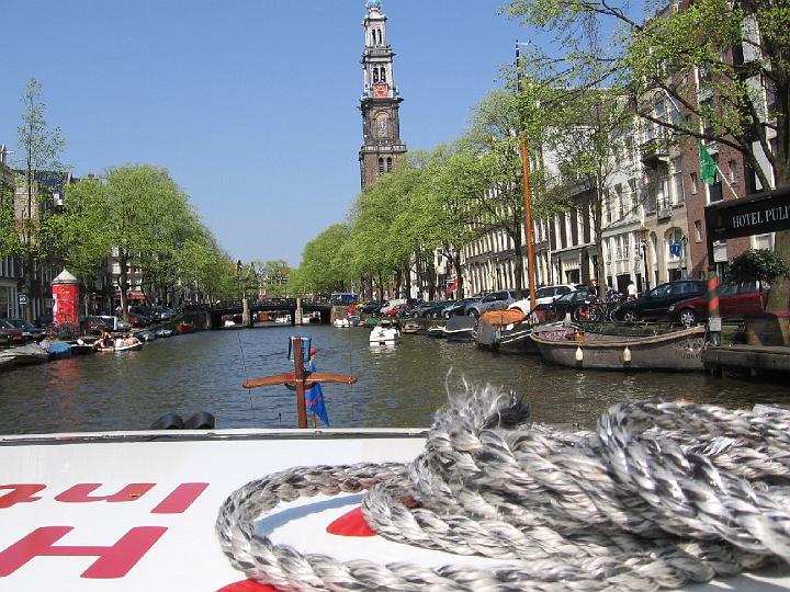 Amsterdam 07.jpg - Der Name der Stadt leitet sich von einem im 13. Jahrhundert errichteten Damm mit Schleuse im Fluss Amstel ab.